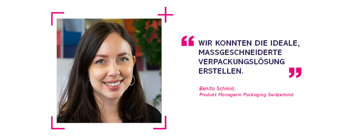 Benita Schmid - Produkt Managerin Packaging Schweiz